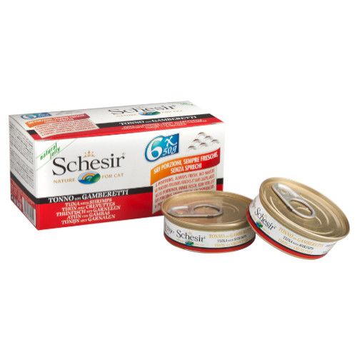Schesir Cat Tuna with Prawns in Jelly 85g
