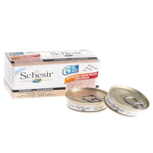 Schesir Cat Tuna & Salmon in Jelly Pouch 85g